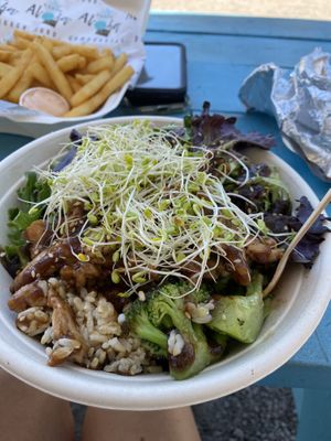 Asian teriyaki bowl  at Earth Aloha Eats - Kahului in Kahului