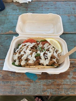 The gyro   at Earth Aloha Eats - Kahului in Kahului