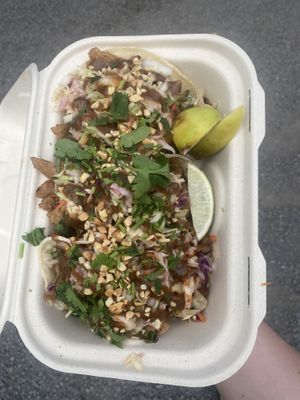 Thai chicken tacos   at Earth Aloha Eats - Kahului in Kahului