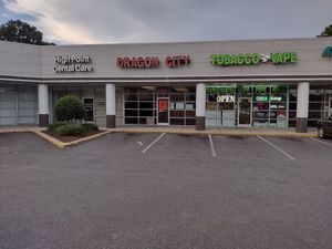Overview of store front at Dragon City in High Point