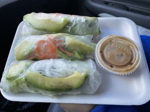 Avocado spring roll   at Golden Bun in Santa Rosa