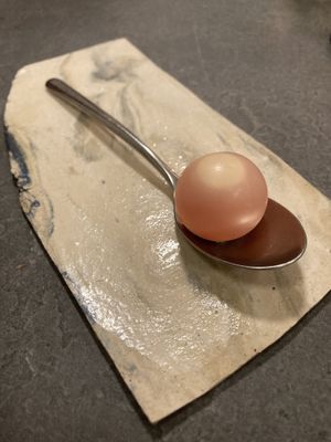 Shot di melograno  at Altatto in Milan