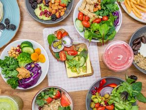 Amazing Californian healthy food and salads from our home state at Ice Harvest in Bournemouth