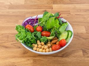 Yummy tasty healthy salads made fresh to order. at Ice Harvest in Bournemouth