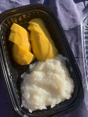 Mango Sticky Rice  at Top Thai in Castro Valley