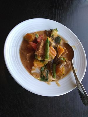 Pumpkin curry at Top Thai in Castro Valley