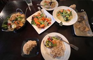 All The Food.  at Top Thai in Castro Valley