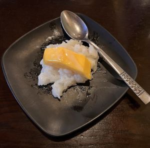 Mango Sticky Rice  at Top Thai in Castro Valley