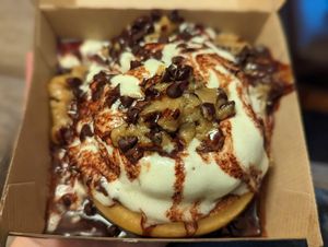 Cookie monster at Cinnaholic in Chicago