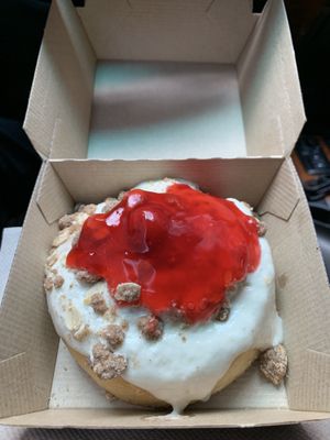 Cherry Cheesecake   at Cinnaholic in Chicago