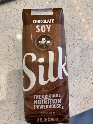 chocolate soy milk! at Cinnaholic in Chicago