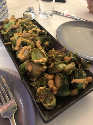 Brussels sprouts appetizer  #Veganuary at Belse in Dallas