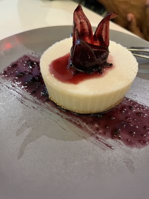 Hibiscus Cheesecake  at Belse in Dallas