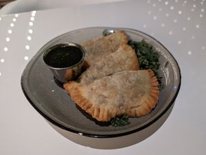 Sweet potato empanadas at Belse in Dallas