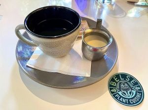 Coffee with oat milk   at Belse in Dallas
