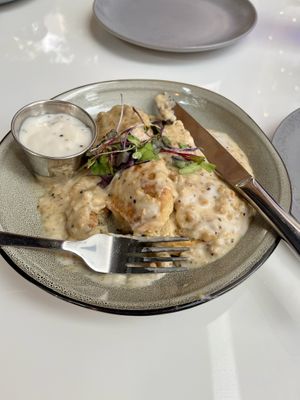 Biscuits and gravy   at Belse in Dallas