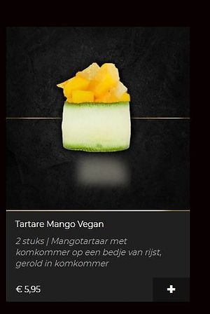 vegan options at SushiPoint in Capelle Aan Den Ijssel