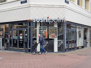 On the corner at SushiPoint in Dordrecht