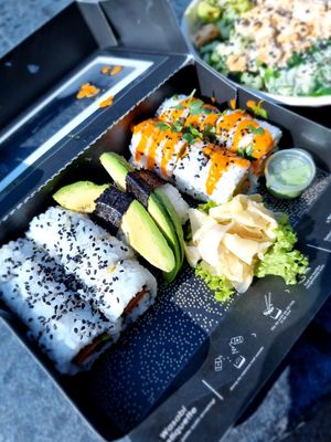 Happy Vegan box at SushiPoint in Tilburg