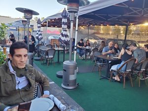 Back patio at Pura Vita in Redondo Beach