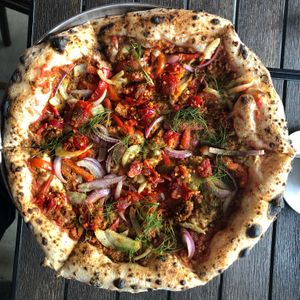 Best pizza ever at Pura Vita in Redondo Beach