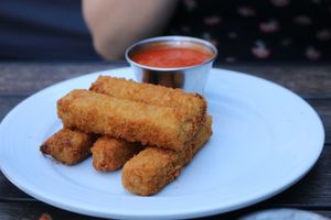 Mozzarella sticks at Pura Vita in Redondo Beach