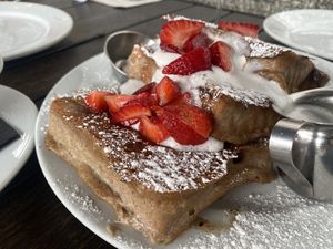 Brioche French toast   at Pura Vita in Redondo Beach