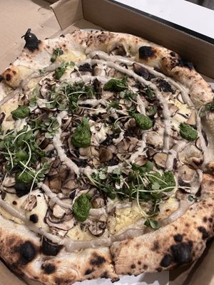 Black Magic pizza   at Pura Vita in Redondo Beach