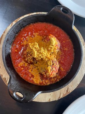 Meatballs at Pura Vita in Redondo Beach