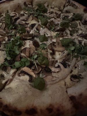 Truffle Pizzaa  at Pura Vita in Redondo Beach