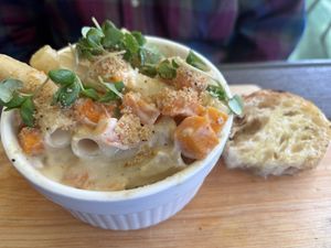 Baked Alfredo Ziti  at Pura Vita in Redondo Beach