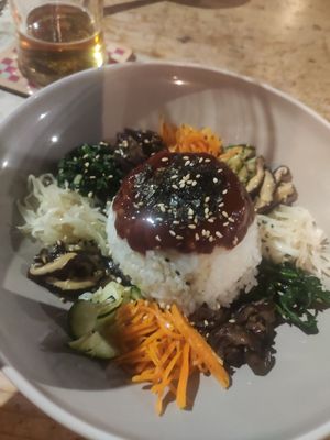 Bibimbap veg at Bab in Milan