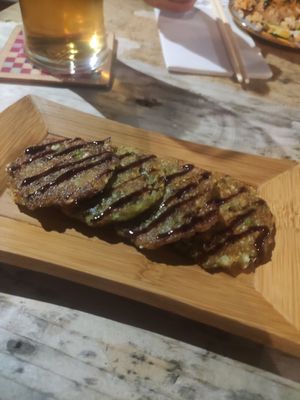 Polpette di fagioli verdi at Bab in Milan