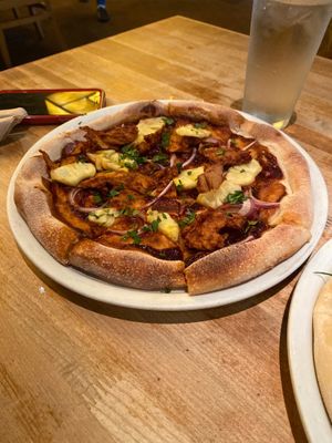 BBQ Vegan Pizza no Cheese at California Pizza Kitchen in Aiea