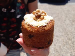 Carrot cake at Sanny Bakehouse in San Remo