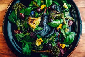 Roasted Broccoli & olive Salad at E.P's Takeaway in Copenhagen