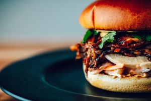 Pulled Jerk Mushroom Sandwich at E.P's Takeaway in Copenhagen