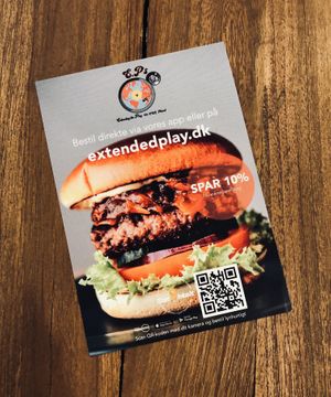 Ekstra procenter at E.P's Takeaway in Copenhagen