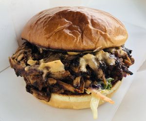 Jamaican Jerk pulled at E.P's Takeaway in Copenhagen