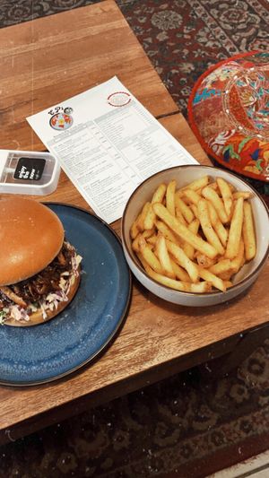 jerk pulled mushroom  at E.P's Takeaway in Copenhagen