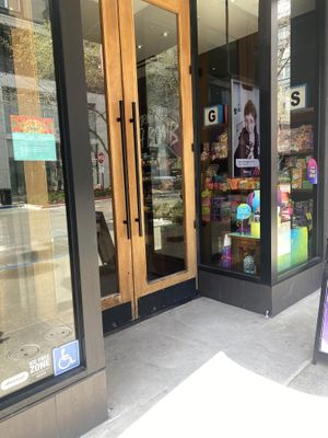 Upon Arrival - Peep the Progressive Window Decals 😌  at LUSH in Emeryville