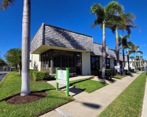 Front Entrance at 3225 Cardinal Drive at Counter Culture Beachside in Vero Beach