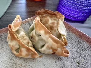 Edamame gluten free dumplings   at Counter Culture Beachside in Vero Beach