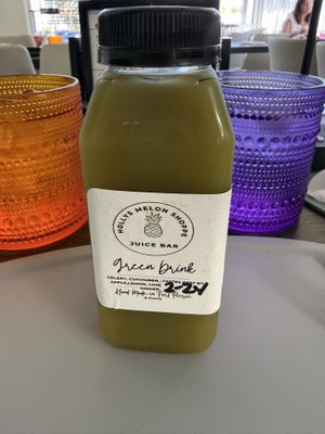 Fresh pressed juice  at Counter Culture Beachside in Vero Beach