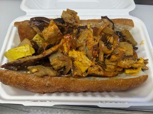 "Wake & Steak" Cheesesteak at Algorithm Food Truck in Philadelphia