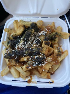 Korean BBQ Fries. at Algorithm Food Truck in Philadelphia