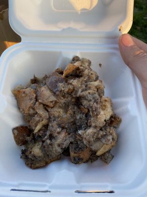 Java Chip with a Coffee & Condensed Coconut Milk Drizzle (Daily Bread Pudding Special). at Algorithm Food Truck in Philadelphia