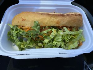 The Korean BBQ's on a Long Roll. at Algorithm Food Truck in Philadelphia