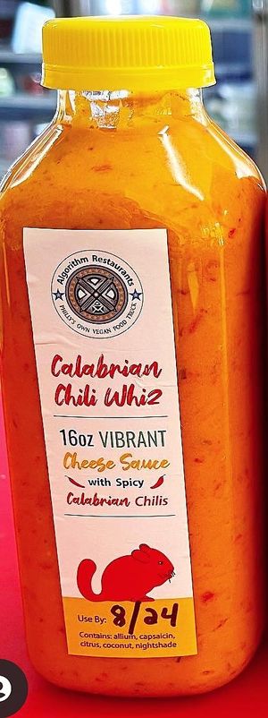 Calabrian Chili Cheese Whiz at Algorithm Food Truck in Philadelphia