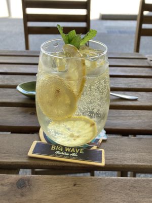 Homemade lemonade at Millow Kitchen in Yokohama